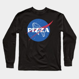 Nasa pizza logo Long Sleeve T-Shirt